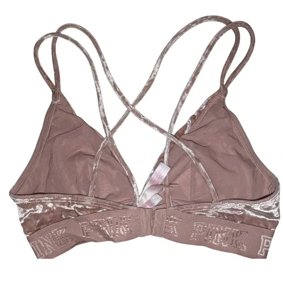 Assorted Bras Bundle Victoria Secret Pink Puma Sports Bra Blue Leopard 36B 36A - Picture 14 of 15